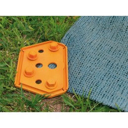 Floor mounting plates, 4 pcs, peggy peg in shaft