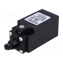 1 pcs x PIZZATO ELETTRICA - FR 615 - Limit switch, polymer roller Ø11mm, NO + NC, 10A, max.250VAC