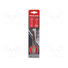 1 set x PROLINE - 78035K - Drill bit, for metal, Ø: 3.5mm, high speed steel cobalt HSS-Co