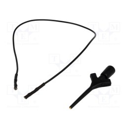 1 pcs x AXIOMET - AX-CP-06-B - Clip-on probe, pincers type, 2A, 60VDC, black, Grip capac: max.2mm