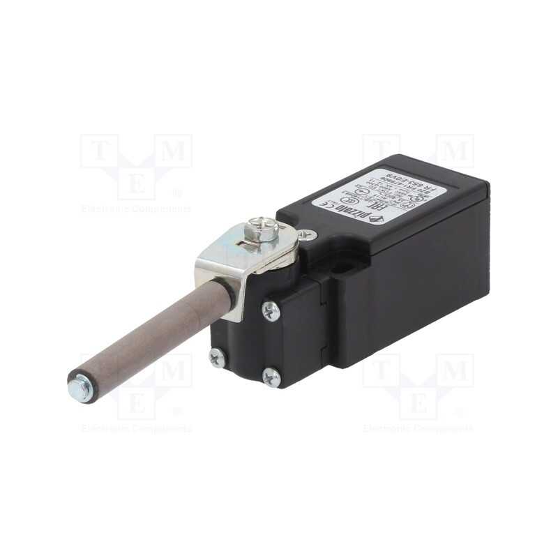 1 pcs x PIZZATO ELETTRICA - FR 653-E0V9 - Limit switch, porcelain roller Ø9x57mm R 80mm, NO + NC, 10A