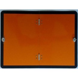 Folding hazardous materials board 400x300