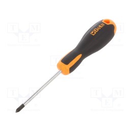 1 pcs x BETA - 12091003 - Screwdriver, Pozidriv®, PZ1, EVOX, Blade length: 80mm