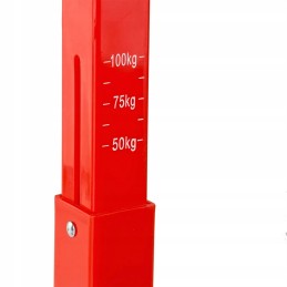 Haba towbar pressure gauge, red