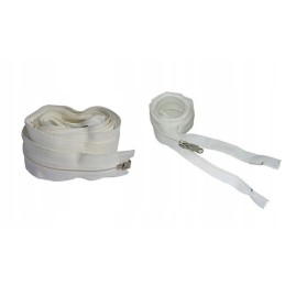 Zipper for the vestibule of the trailer tent, 240 cm, white