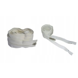 Zipper for the vestibule of the trailer tent, 280 cm, white