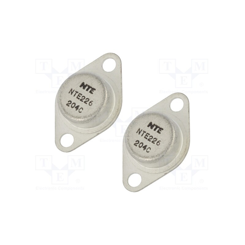 1 pcs x NTE Electronics - NTE226MP - Transistor: PNP x2, bipolar, matched pair,germanium, 35V, 2A, 12W