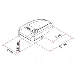 Safe door 3 white fiamma door protection