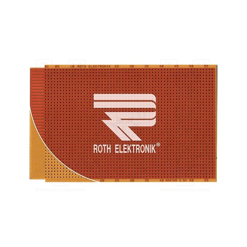 1 pcs x ROTH ELEKTRONIK GMBH - RE523-HP - Board: universal, single sided,prototyping, W: 100mm, L: 160mm
