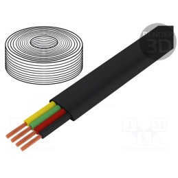 1 rol x LOGILINK - CM04 - Wire: telecommunication cable, stranded, black, 100m, 0÷60°C