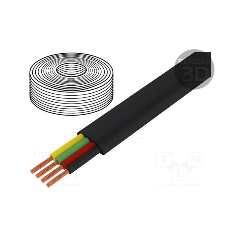 1 rol x LOGILINK - CM04 - Wire: telecommunication cable, stranded, black, 100m, 0÷60°C