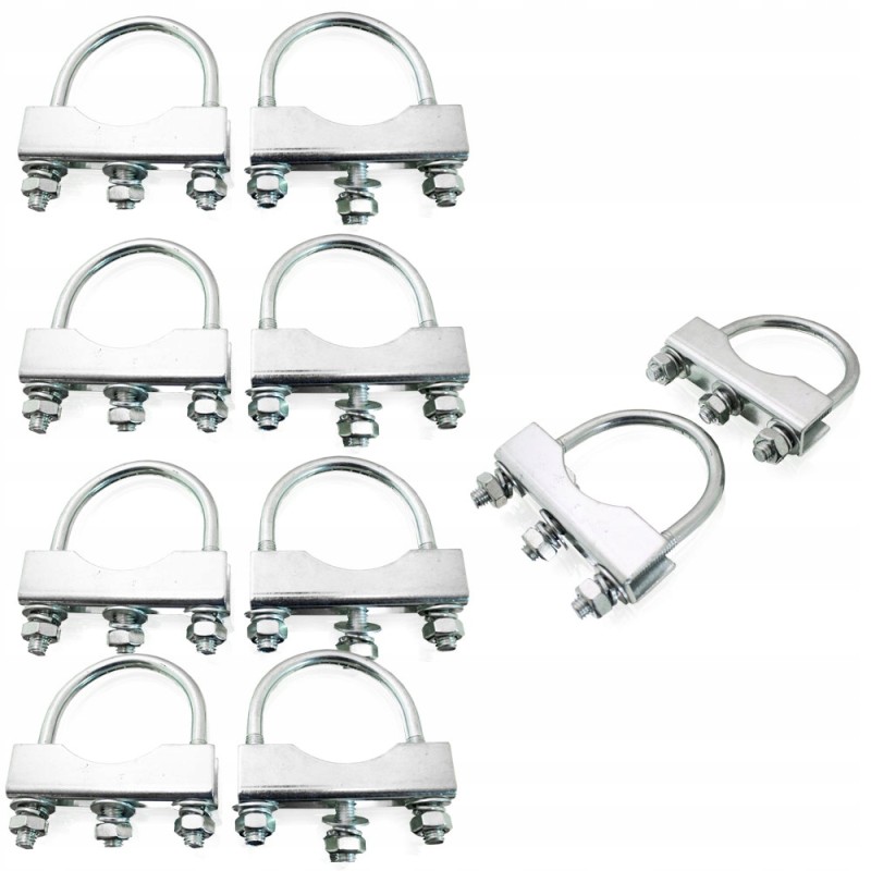 Tow truck trailer support foot clamp 60mm 10 pcs