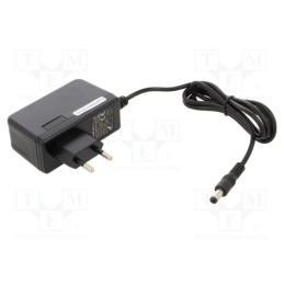 1 pcs x QOLTEC - 50773 - Power supply: switched-mode, plug, 5VDC, 3A, 15W, Plug: straight