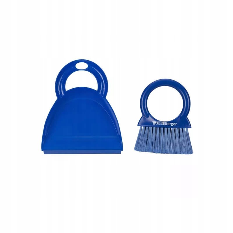 Berger tourist broom and dustpan for a camper