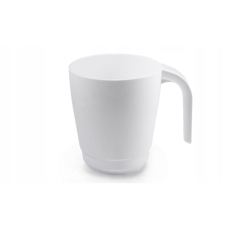 White coffee and tea mug, 300 ml