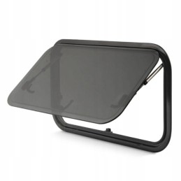 Side tilt window for a Madovan 500x500 camper