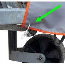 Cover, cover for the drawbar, trailer hitch