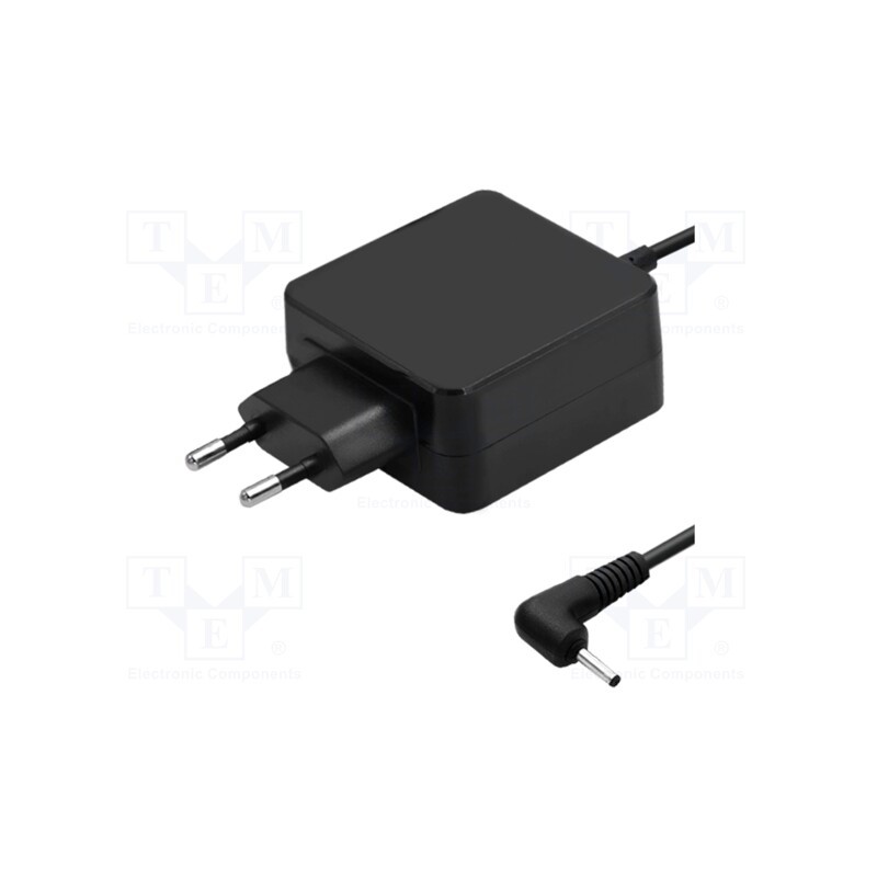 1 pcs x QOLTEC - 50067 - Power supply: switched-mode, plug, 12VDC, 3.33A, 40W, Out: 2,5/0,7