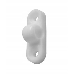 Plastic vestibule hook, white, 5 pcs. Brunner