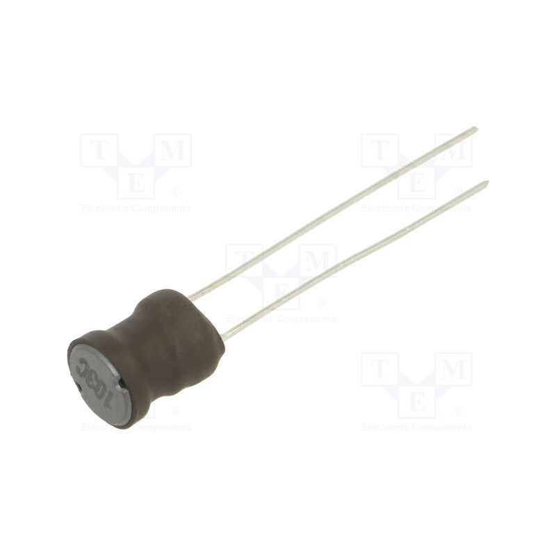 10 pcs x MURATA - 13R103C - Inductor: wire, THT, 10uH, 3A, 31mΩ, ±10%, Ø9.5x13.5mm, vertical