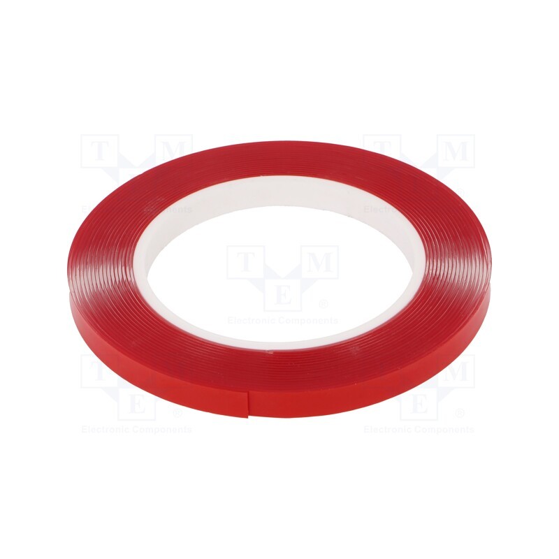 1 rol x - 7010 AKRYLOWA 1MM 7010-9MM-5.5M - Tape: fixing, W: 9mm, L: 5.5m, Thk: 1mm, double-sided, acrylic