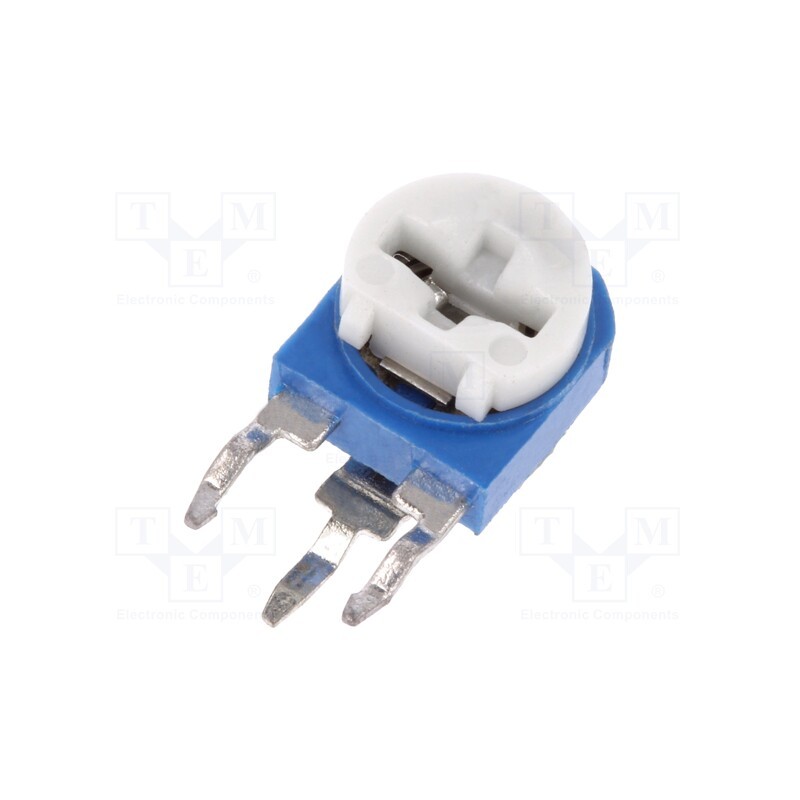 10 pcs x SR PASSIVES - RKT6H-500K - Potentiometer: mounting, single turn,vertical, 500kΩ, 100mW, ±30%