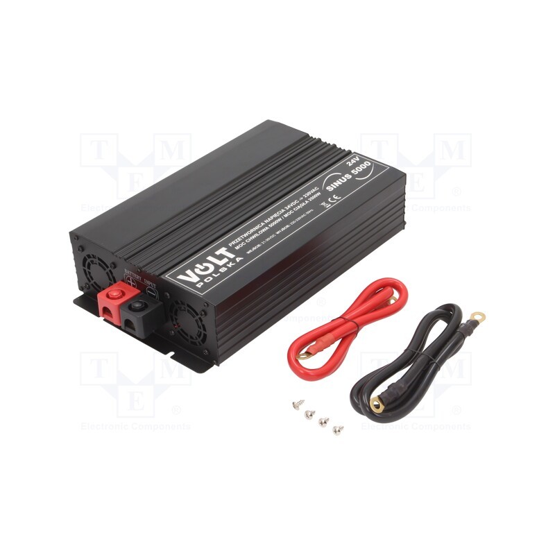 1 pcs x VOLT POLSKA - 3SIP500024 - Converter: DC/AC, 2500W, Uout: 230VAC, 21÷28VDC, Out: mains 230V