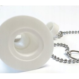 Straight drain, 19mm sink plug