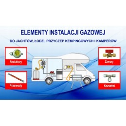 Gas hose for pipe fi8 rst8 1 m