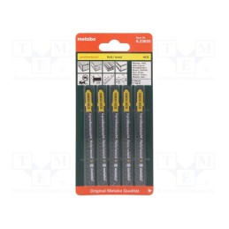 1 set x METABO - 623633000 - Hacksaw blade, wood,chipboard, 74mm, FAST WOOD, 5pcs.