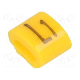 1 pcg x KURANT - MZ-0/L1 - Markers, Marking: L1, 1.1÷2.5mm, H: 3mm, A: 6mm, -30÷100°C, leaded
