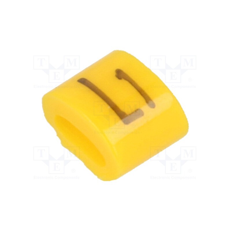 1 pcg x KURANT - MZ-0/L1 - Markers, Marking: L1, 1.1÷2.5mm, H: 3mm, A: 6mm, -30÷100°C, leaded