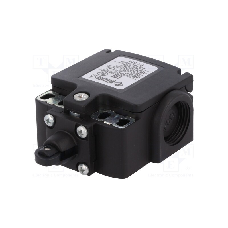 1 pcs x PIZZATO ELETTRICA - FX 515 - Limit switch, plastic roller Ø11mm, NO + NC, 10A, max.500VAC