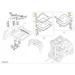 Linde glass washer 39x 0009642185