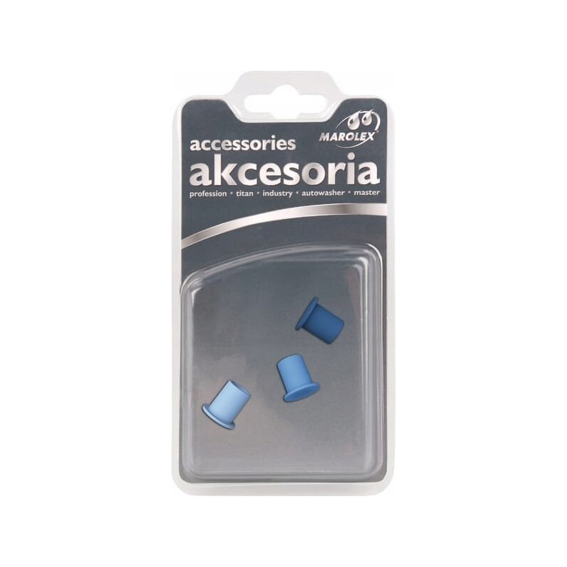 A set of foaming inserts for the Axel foam gun, 3 pieces