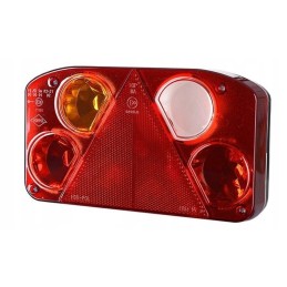 Rear combination lamp with reflector, left