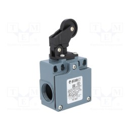 1 pcs x PIZZATO ELETTRICA - FZ 507 - Limit switch, plastic roller Ø22mm, NO + NC, 10A, max.500VAC