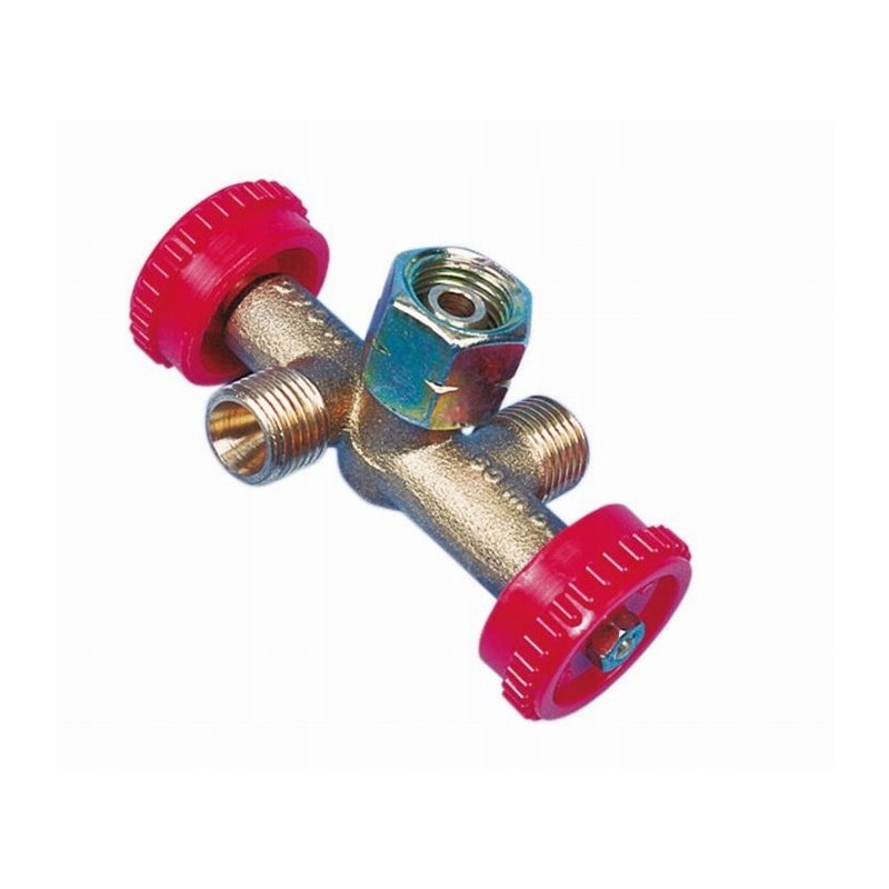 Camper gas tap with gok valves