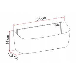 Fiamma container for camper trailer plus l