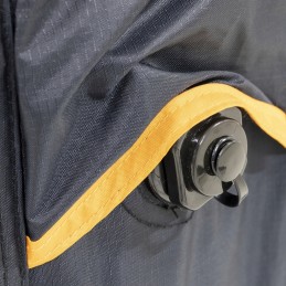 Free-standing awning vestibule dometic hub 2