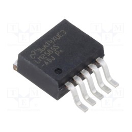 1 pcs x TEXAS INSTRUMENTS - LM2585S-ADJ/NOPB - IC: PMIC, DC/DC converter, Uin: 4÷40VDC, Uout: 1.23÷60VDC, 3A, Ch: 1