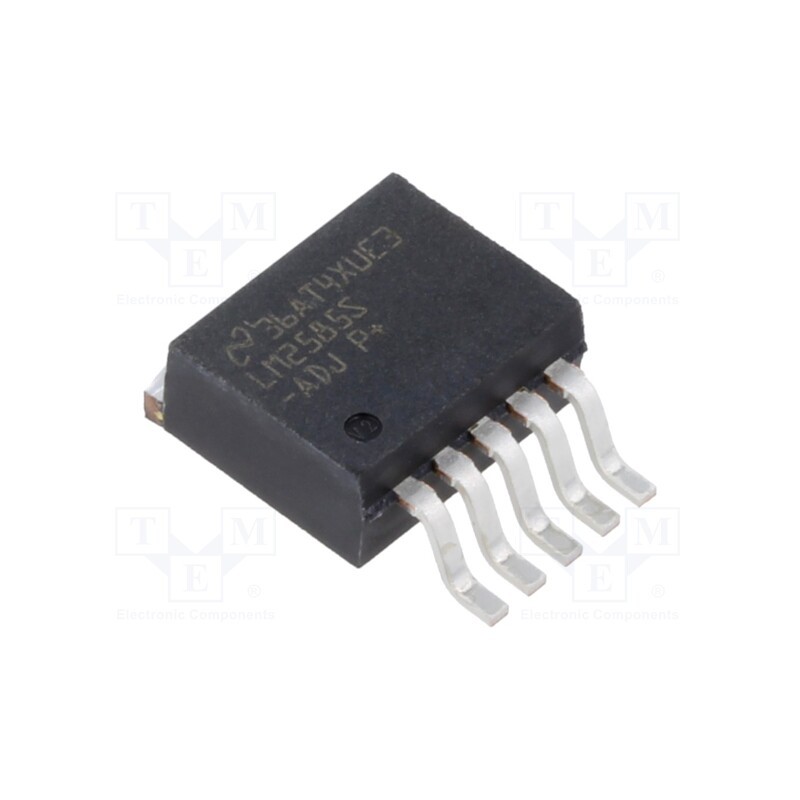1 pcs x TEXAS INSTRUMENTS - LM2585S-ADJ/NOPB - IC: PMIC, DC/DC converter, Uin: 4÷40VDC, Uout: 1.23÷60VDC, 3A, Ch: 1