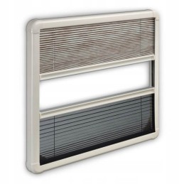 Pleated roller blind for the S7P window 233x352mm Dometic