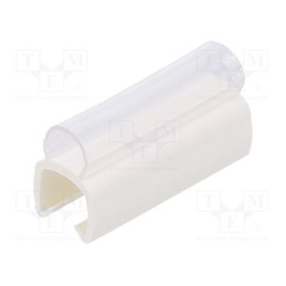 1 pcg x PARTEX - PTC30015A9 - Markers, Marking: empty, 4÷5mm, PVC, white, -30÷60°C, push-in