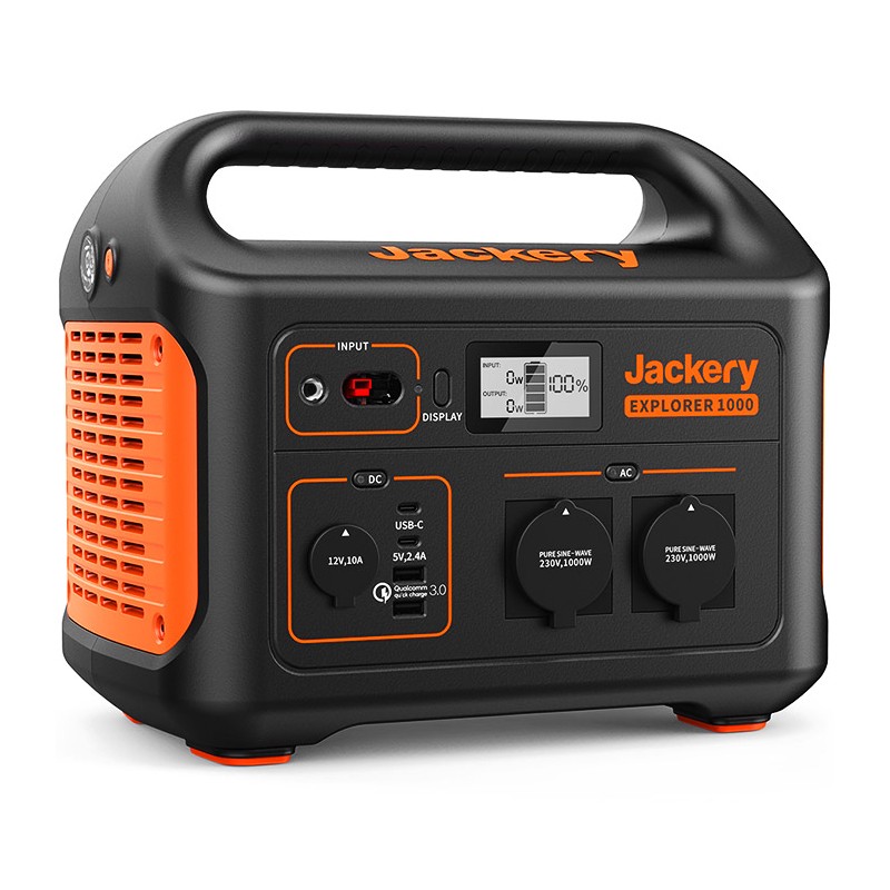 Portable power station jackery explorer 1000eu usb all cables