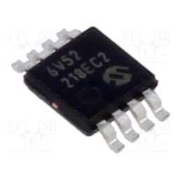 1 pcs x MICROCHIP TECHNOLOGY - MCP6V52-E/MS - IC: operational amplifier, 2MHz, Ch: 2, MSOP8, IB: 250pA, Iio: 1nA