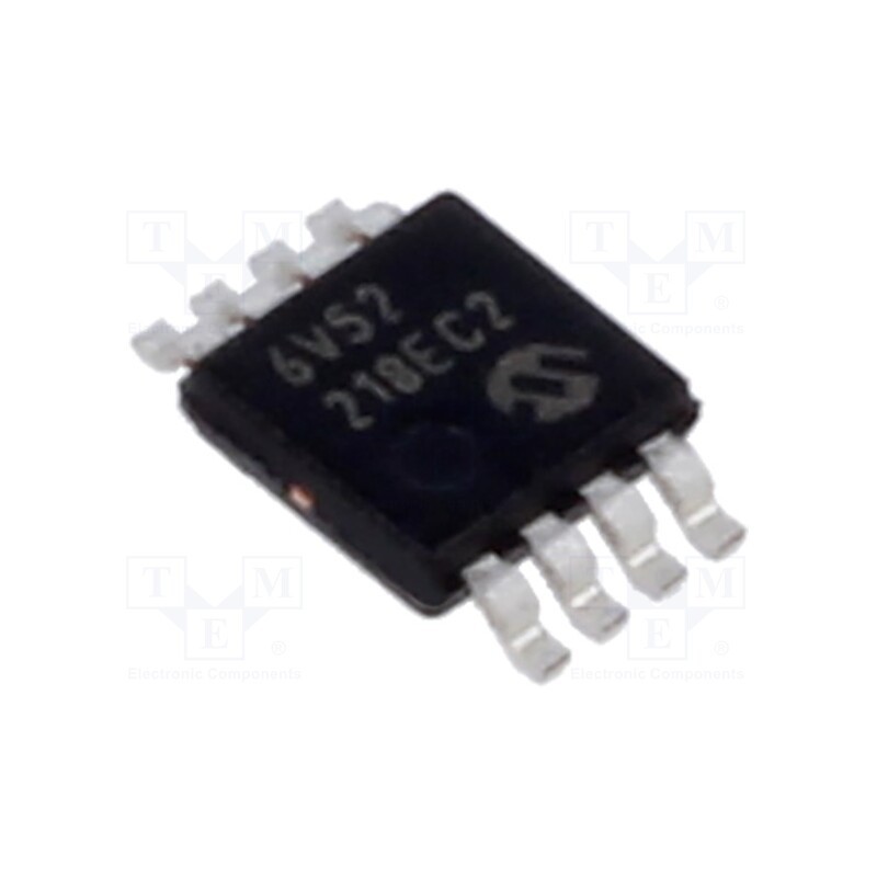 1 pcs x MICROCHIP TECHNOLOGY - MCP6V52-E/MS - IC: operational amplifier, 2MHz, Ch: 2, MSOP8, IB: 250pA, Iio: 1nA