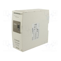 1 pcs x CROUZET - 89452482 - Power supply: switched-mode, for DIN rail, 480W, 24VDC, 20A, 93.5%