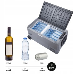 Yeticool tx36 gray dualzone compressor refrigerator