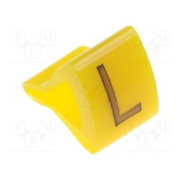 1 pcg x KURANT - MZ-3/L - Markers, Marking: L, 6÷10.5mm, H: 16mm, A: 10mm, -30÷100°C, leaded